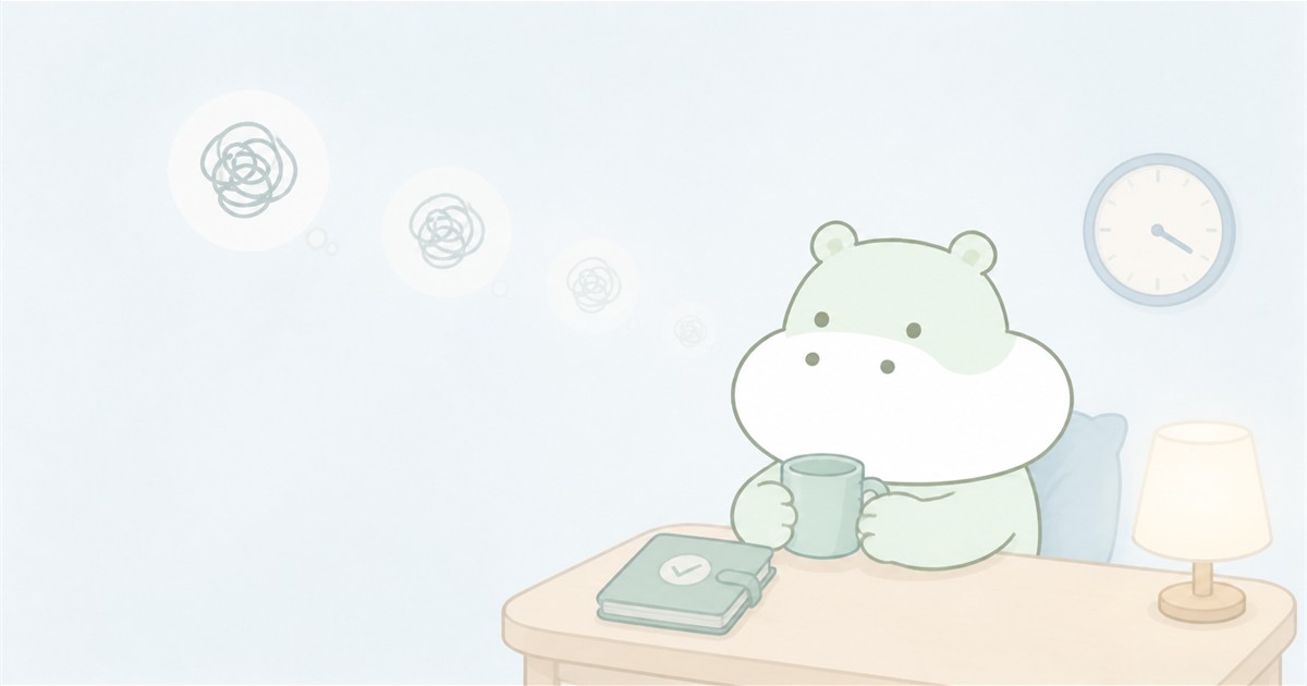 気持ちが残っていても今日の問題解決を終える