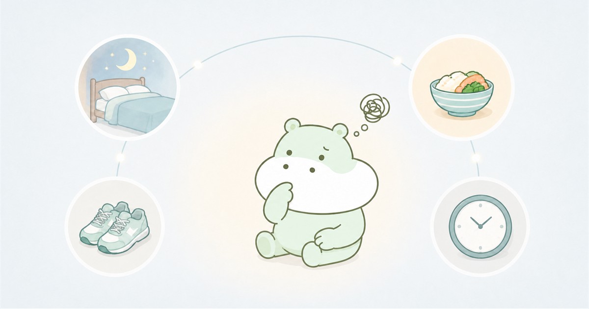 うつ状態からの回復を支える睡眠・食事・運動・生活リズム
