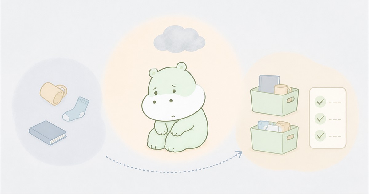 片付けやミスを努力だけでなく仕組みで支える