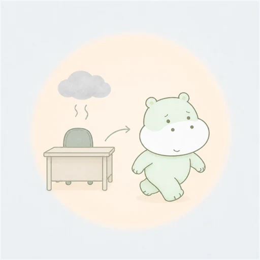 適応障害を表すイラスト