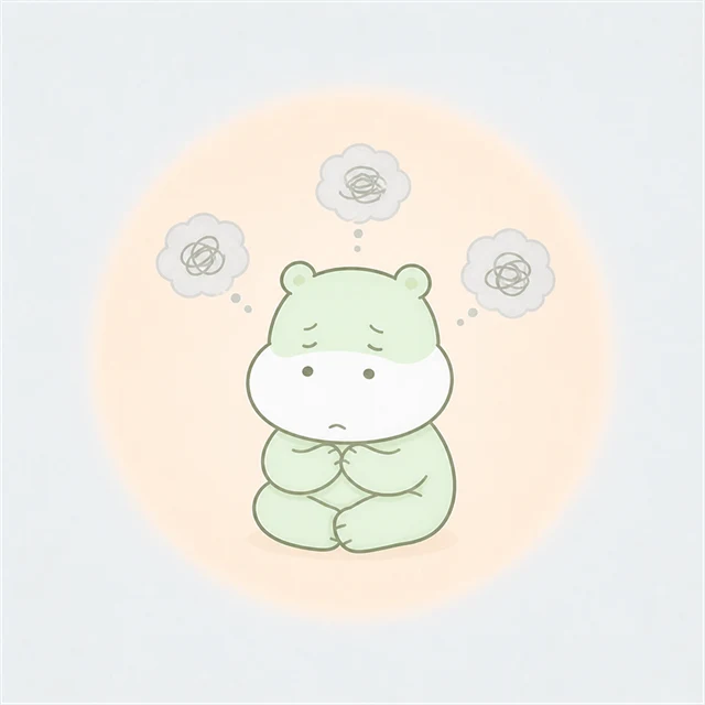 不安障害・不安症を表すイラスト