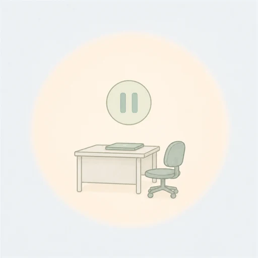 休職と復職支援を表すイラスト