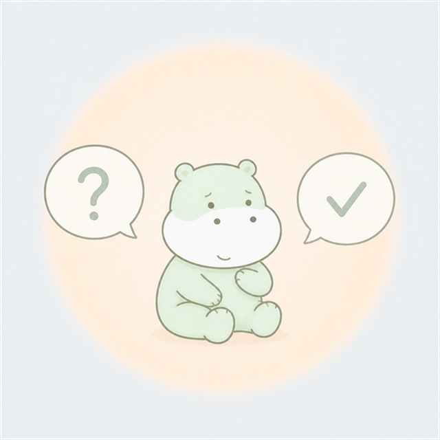 質問と回答を表すイラスト